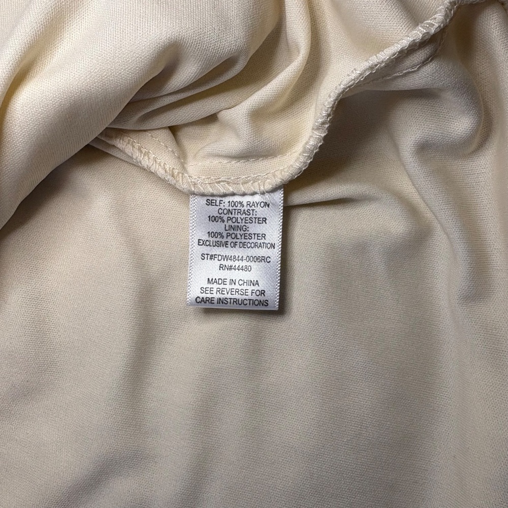 Love, FIRE Tank Dress Cream Ivory Crochet Lace Size XL - Picture 5 of 6